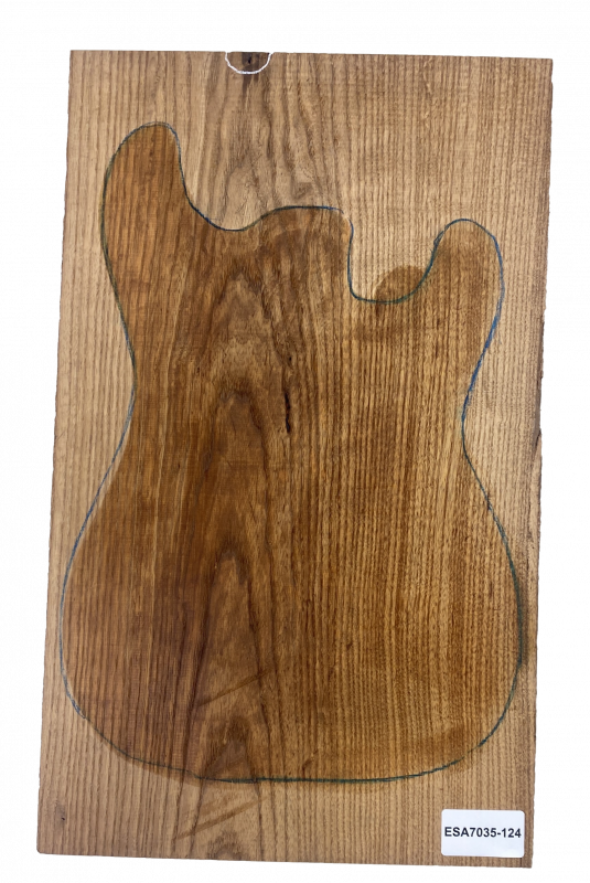 Body Swamp Ash, Caramel, 1-pc., 50mm, Unique Piece #124